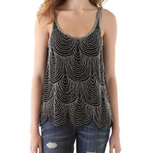 Joie Beaded Silk Tank; NWT; Size Small